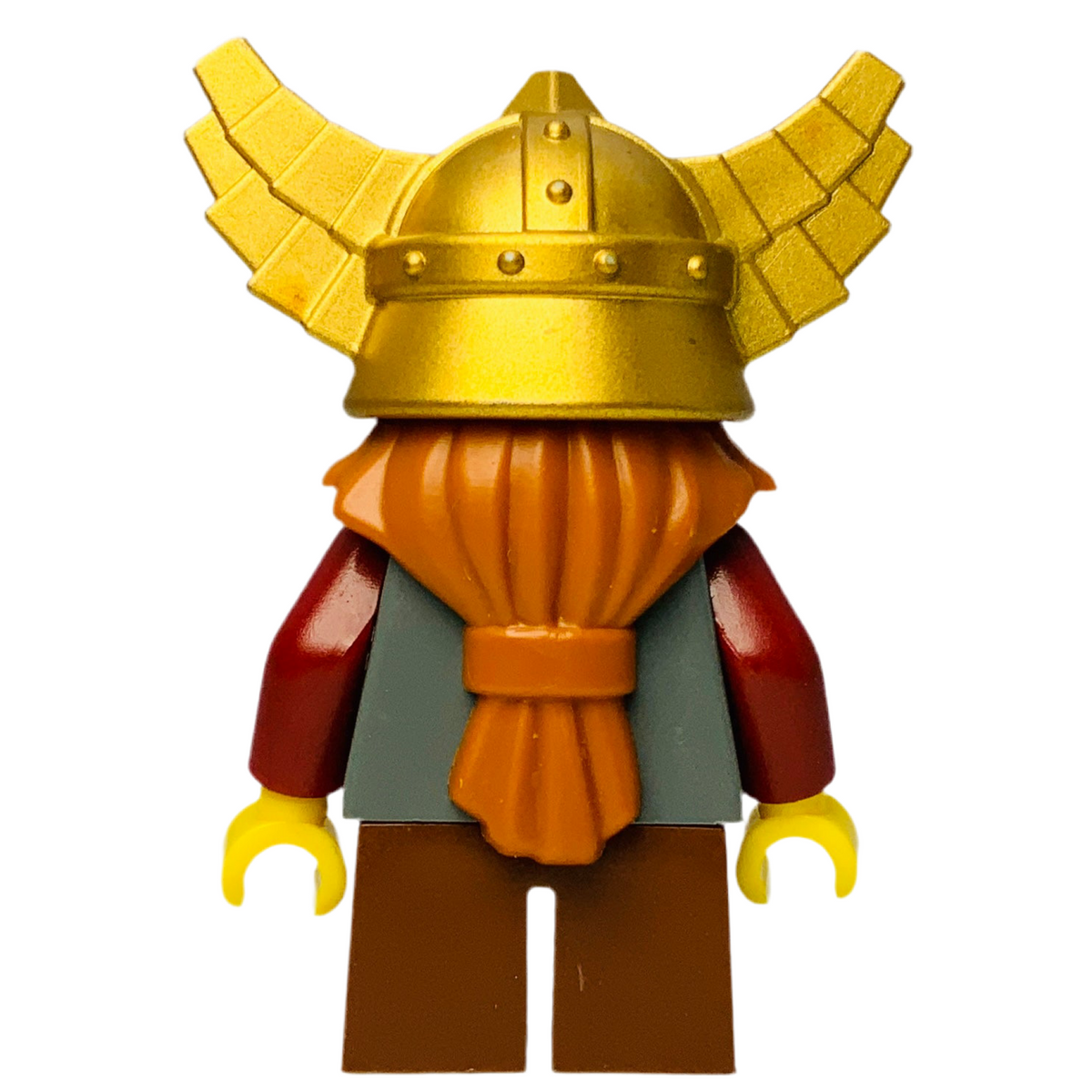 Fantasy Era - Dawrf, Dark Orange Beard, Gold Helmet, cas395