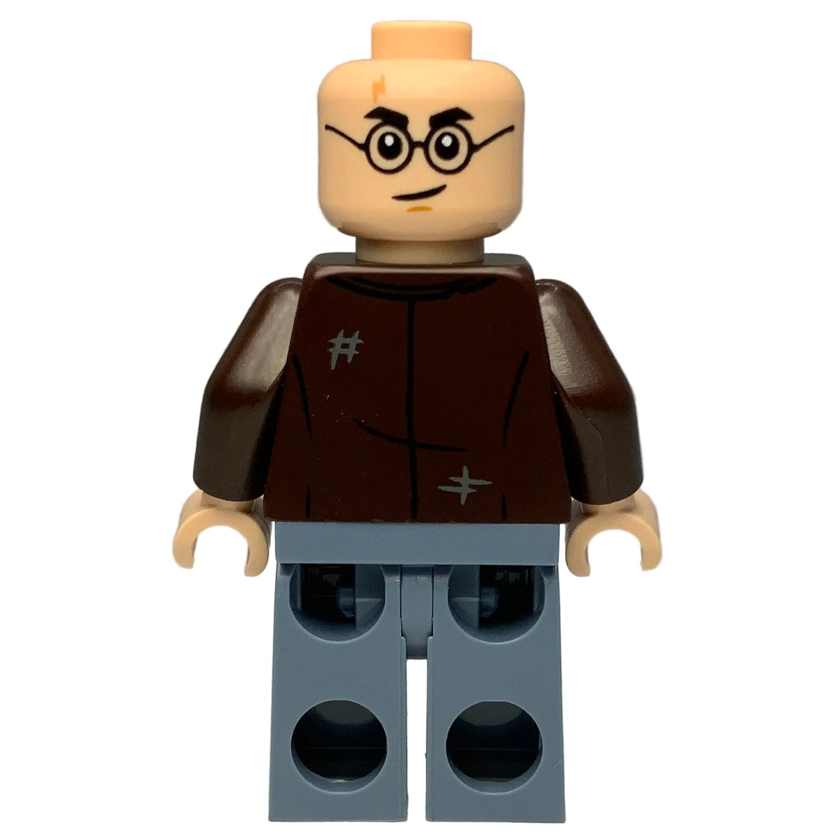 Harry Potter - Dark Brown Open Jacket, Sand Blue Legs, Bright Pink Stinging Jinx Face, hp528
