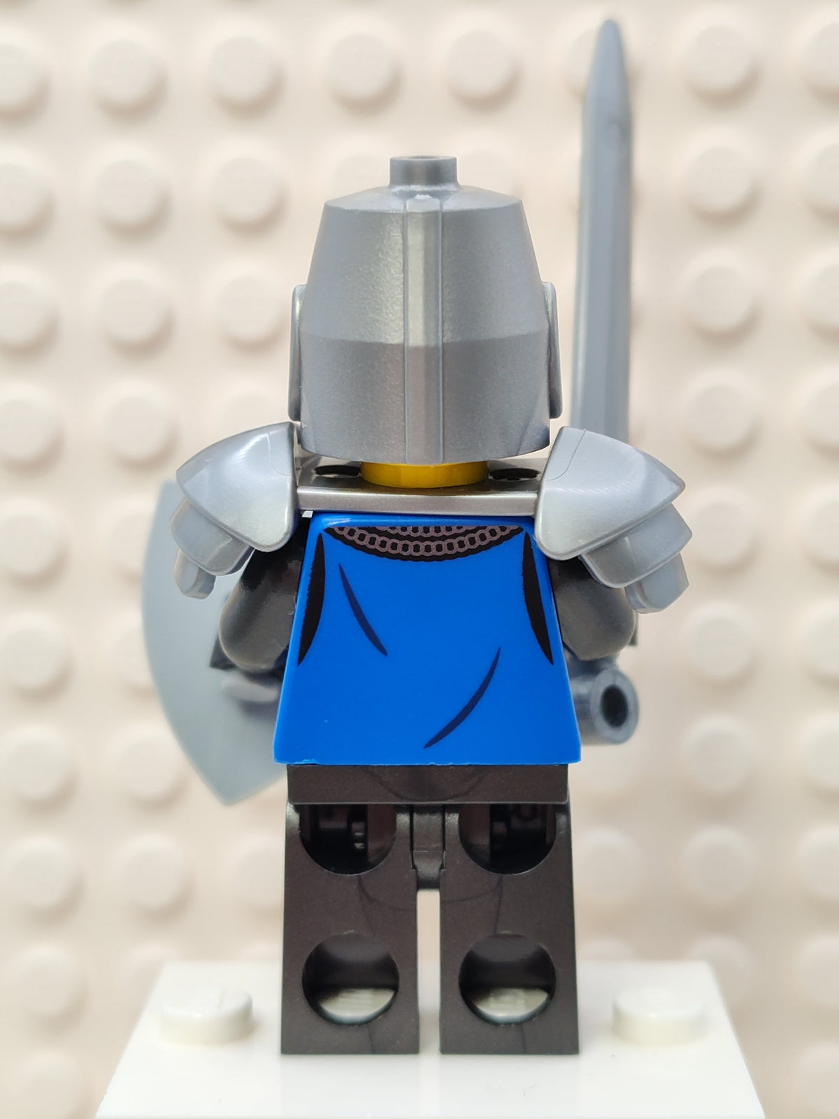 Modern Black Falcon Knight with Slit Helmet
