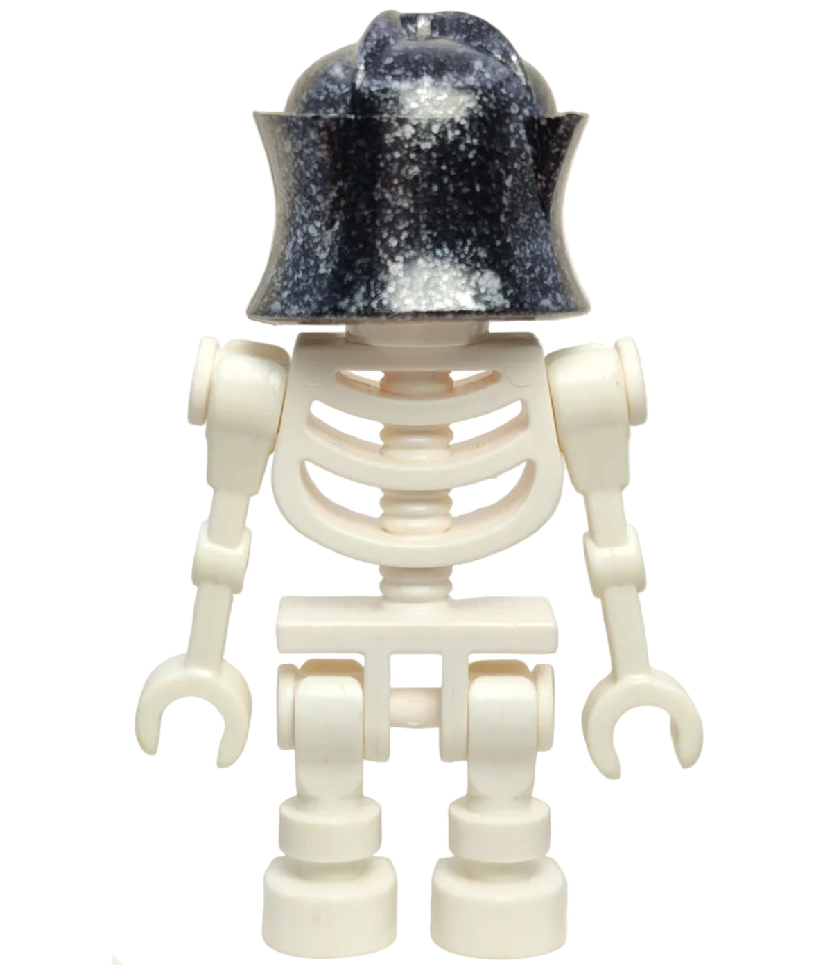 Fantasy Era, Skeleton Warrior 3, White, Speckled Helmet, cas329 - LEGO® Castle Minifigure
