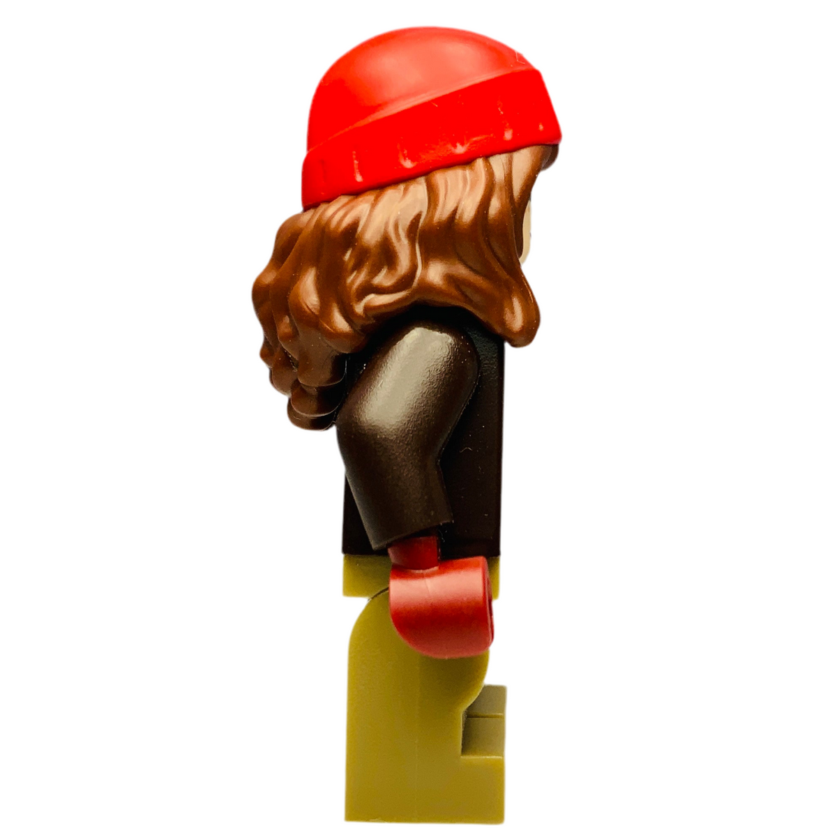 Hermione Granger - Reddish Brown Jacket with Dark Red Scarf, Dark Tan Medium Legs, Reddish Brown Hair with Red Beanie, hp460