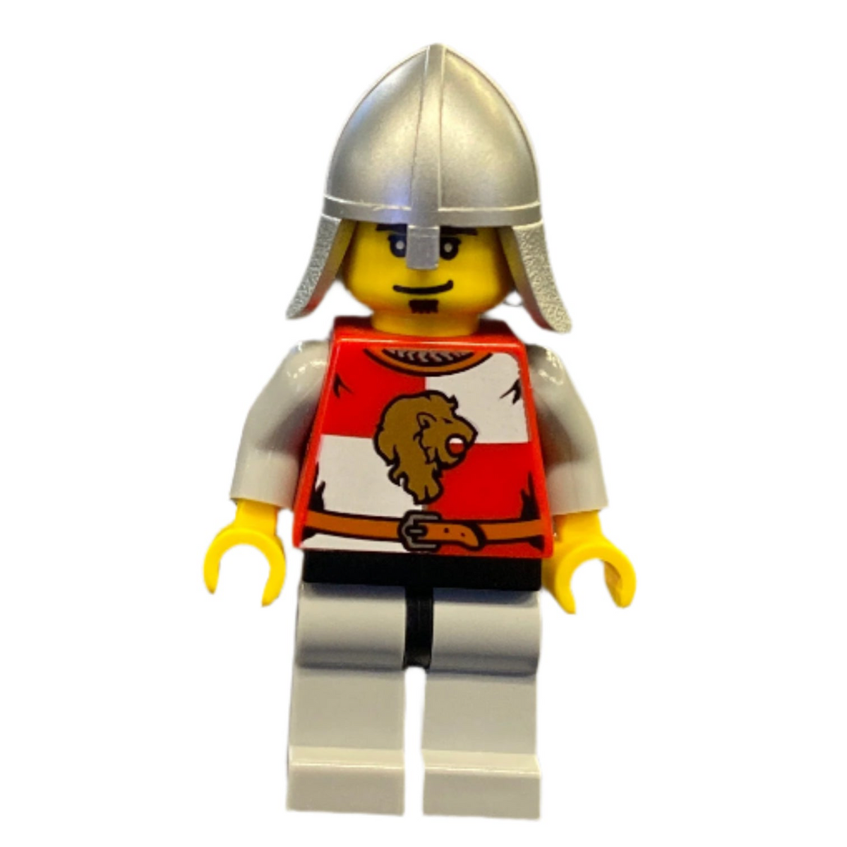 Lion Knight Quarters, Helmet with Neck Protector, Eyebrows and Goatee, cas502