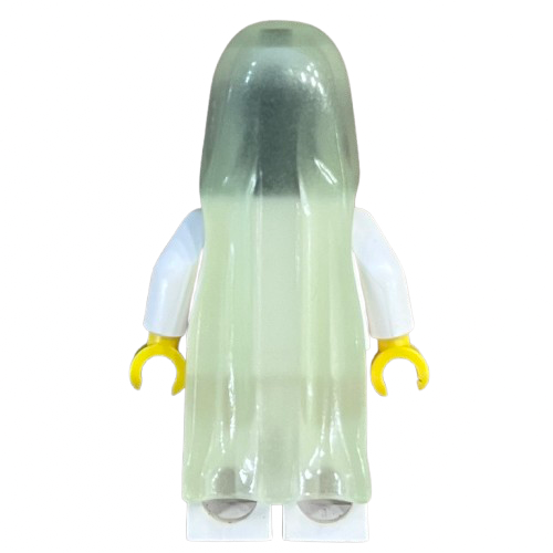 Glow in the Dark Ghost with White Legs, Yellow Hands, gen022