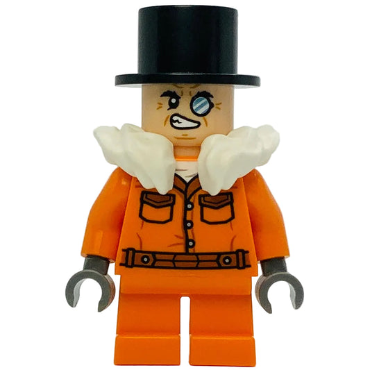 The Penguin - Prison Jumpsuit, Side Pockets, Light Nougat Head, sh1090 - LEGO® DC Minifigure
