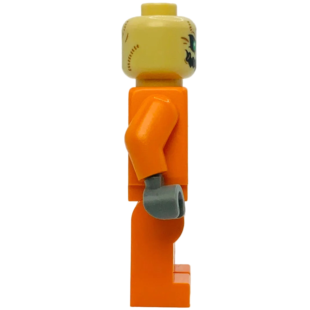 Scarecrow - No Hat, Prison Jumpsuit, Side Pockets, sh1085 - LEGO® DC Minifigure