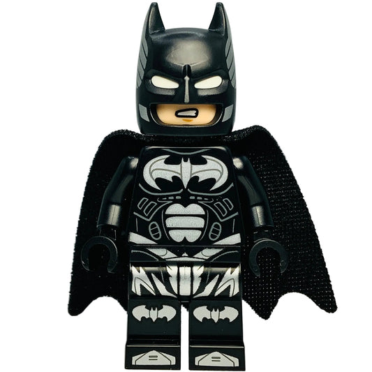 Batman - Black Suit with Silver Bats and Trim, sh1119 - LEGO® Batman™ Minifigure