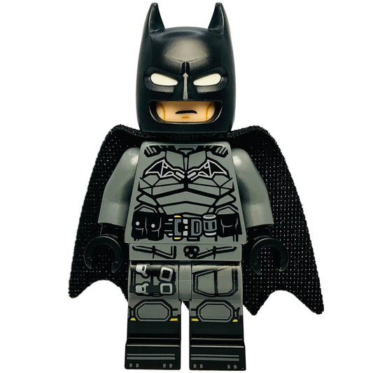 Batman - Dark Bluish Gray Suit, Cowl with White Eyes, Black Boots, sh1121 - LEGO® Batman™ Minifigure