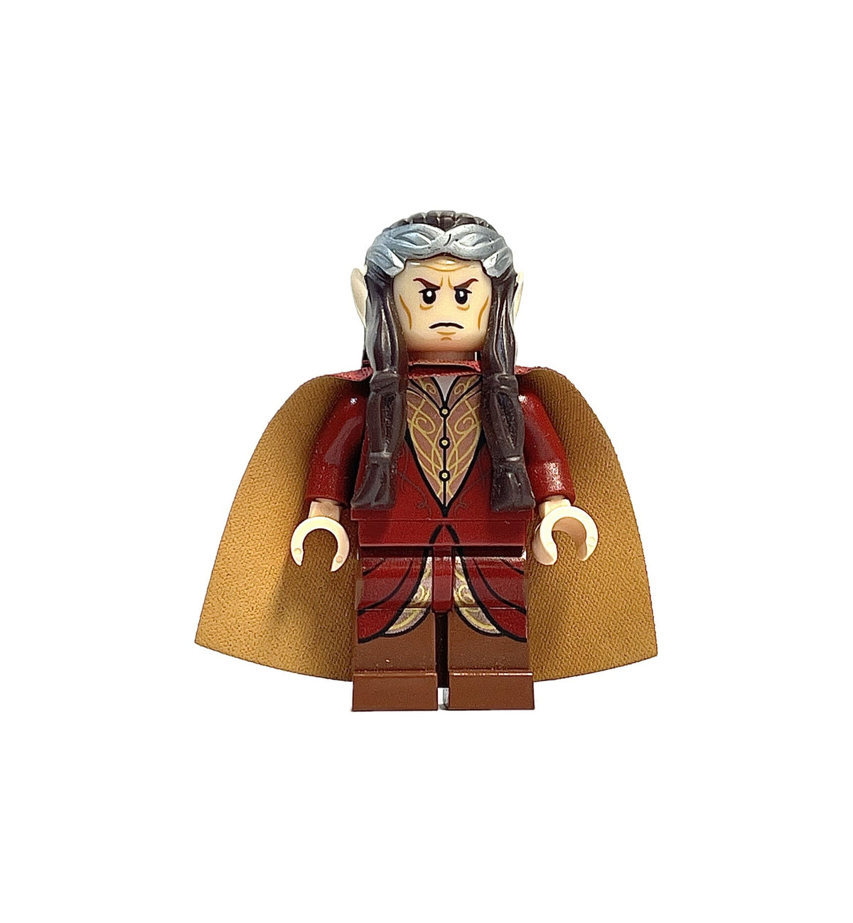 Elrond, Silver Crown, Dark Red Clothing, lor059 - LEGO® Lord of the Rings™ Minifigure