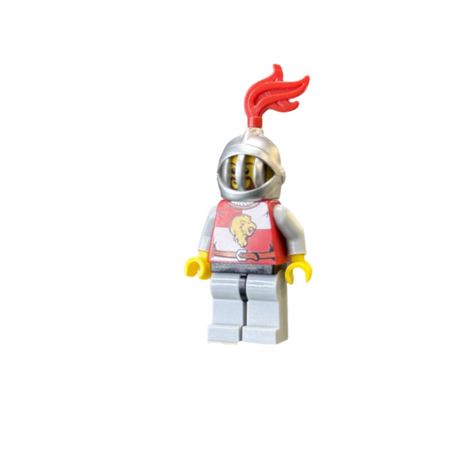 Kingdoms - Lion Knight Quarters, Helmet with Fixed Grille, Brown Beard Rounded, cas444