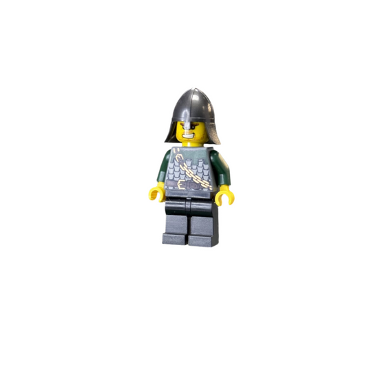 Dragon Knight Scale Mail with Chain and Belt, Helmet with Neck Protector, Bared Teeth, cas485