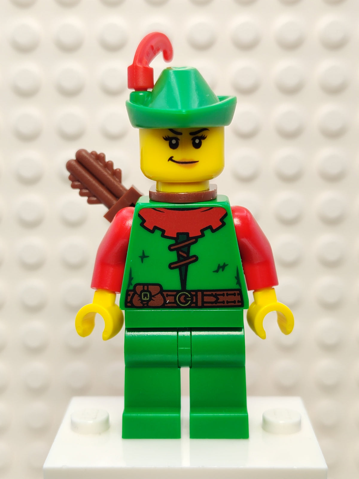 Forestwoman - Red, Green Hat, cas572