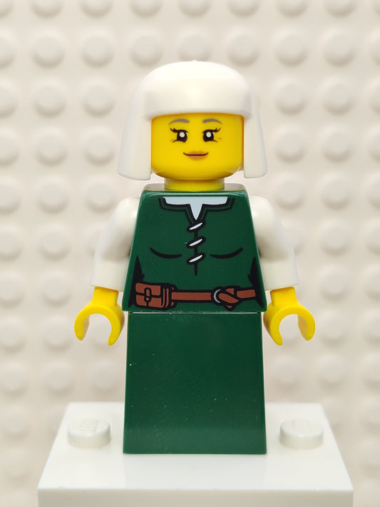Peasant - Female, Dark Green Skirt, cas570