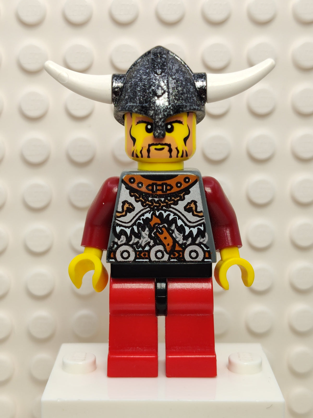Viking Red Chess Pawn, vik034