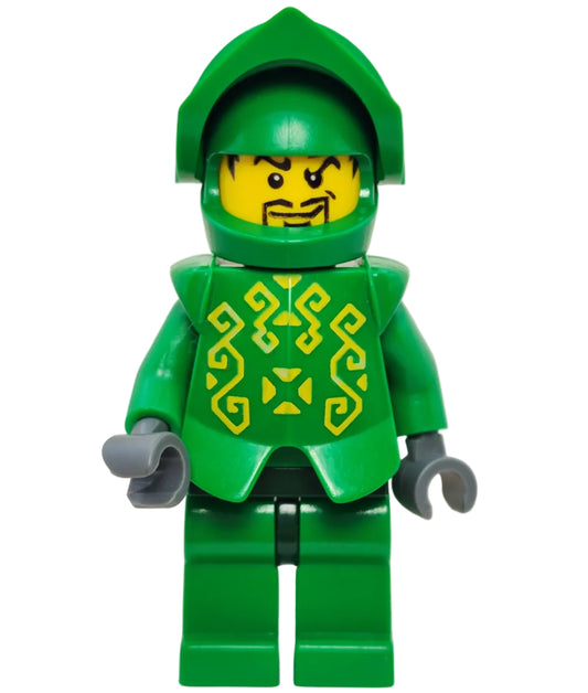 Knights Kingdom II, Rascus with Armor, Plain Torso, cas261 - LEGO® Castle Minifigure