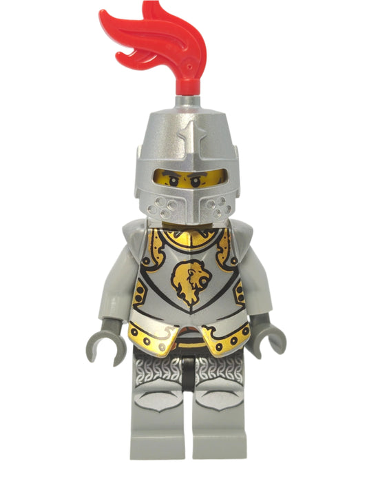 Lion Knight Armor with Lion Head and Belt - Gray Beard, cas443