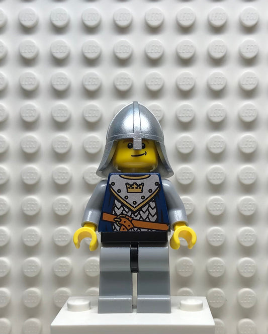 Fantasy Era, Crown Knight Scale Mail with Crown, Helmet with Neck Protector, Crooked Smile, cas382