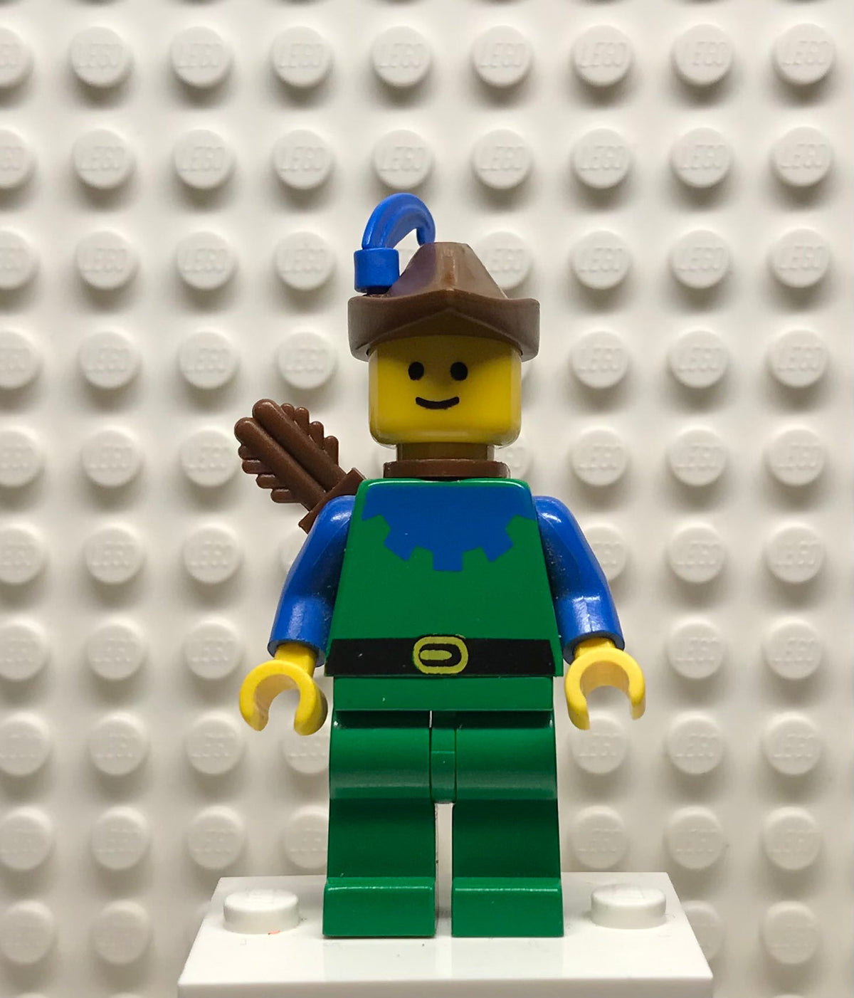 Forestman, Blue, Brown Hat, Blue Feather, Quiver, cas134a