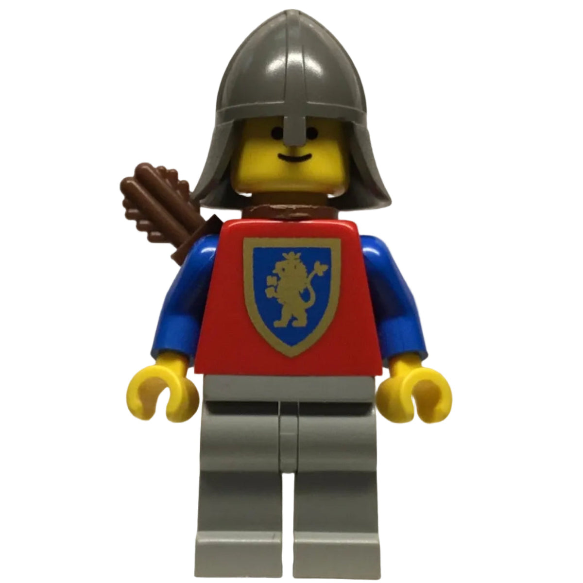 Crusader-Lion, Light Gray Legs, cas372 - LEGO® Castle Minifigure