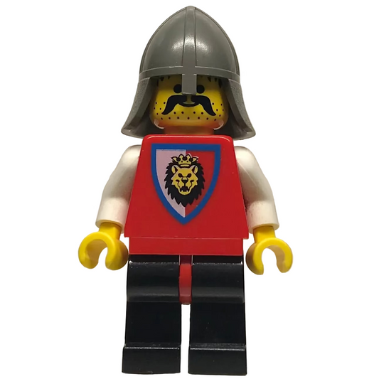 Royal Knights, Knight 4, Dark Gray Neck-Protector, cas066 - LEGO® Castle Minifigure