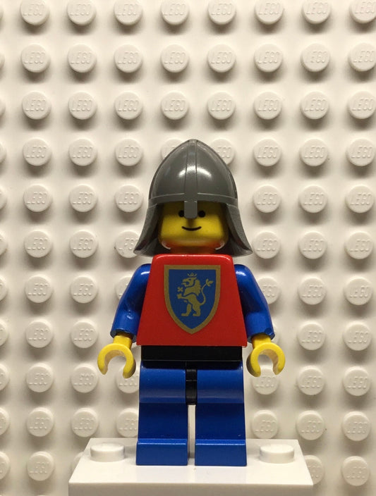 Crusader-Lion, Blue Legs with Black Hips, Dark Gray Neck-Protector, cas115