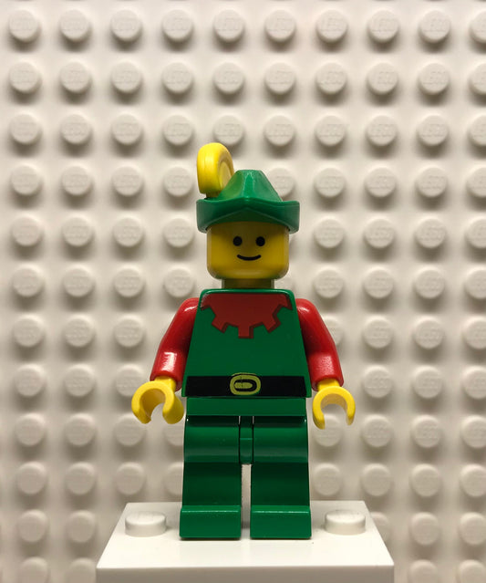 Forestman, Red, Green Hat, Yellow Plume, cas138