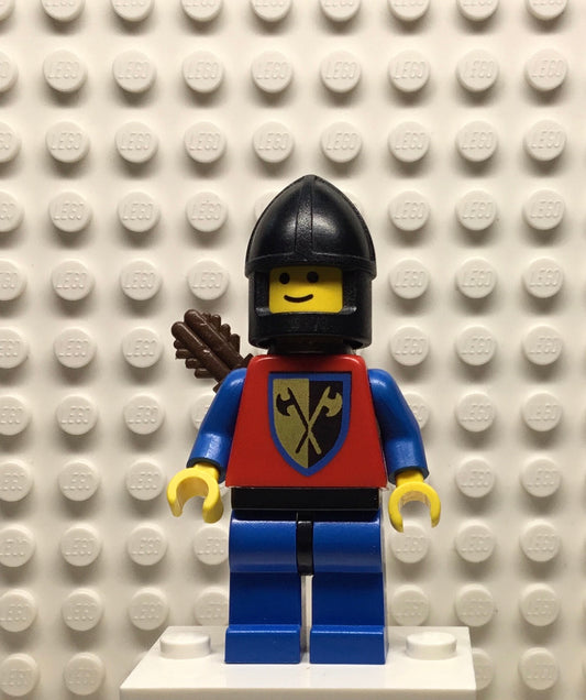 Crusader-Axe, Blue Legs with Black Hips, Black Chin-Guard, Quiver, cas288