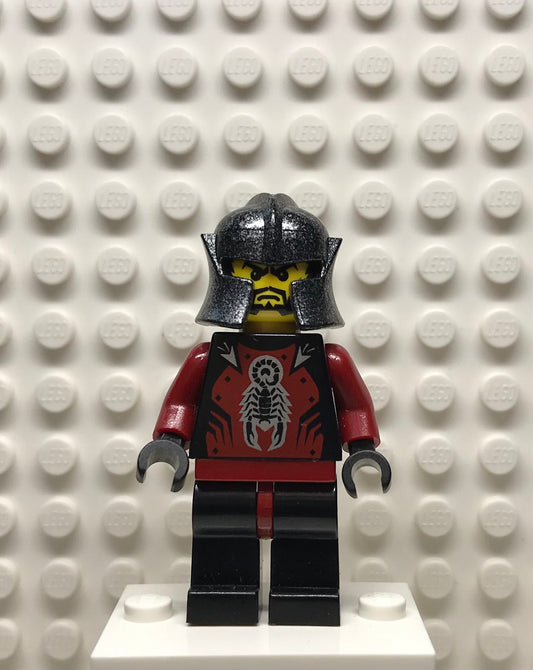Knights Kingdom II, Shadow Knight, Speckle Black-Silver Helmet, cas273