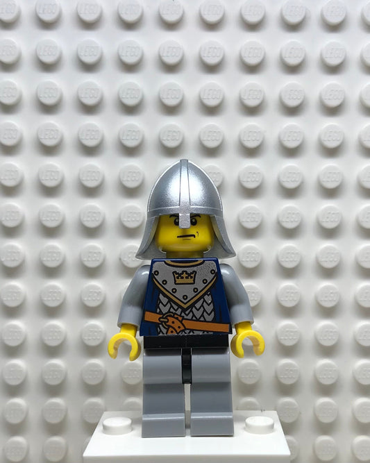 Fantasy Era, Crown Knight Scale Mail with Crown, Helmet with Neck Protector, Scowl, cas337