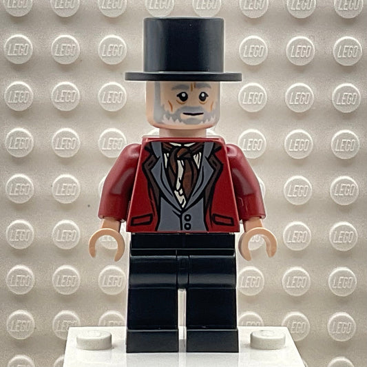 Wizard - HP Wizarding World Male, Black Top Hat, Dark Red Suit, Black Legs, hp301