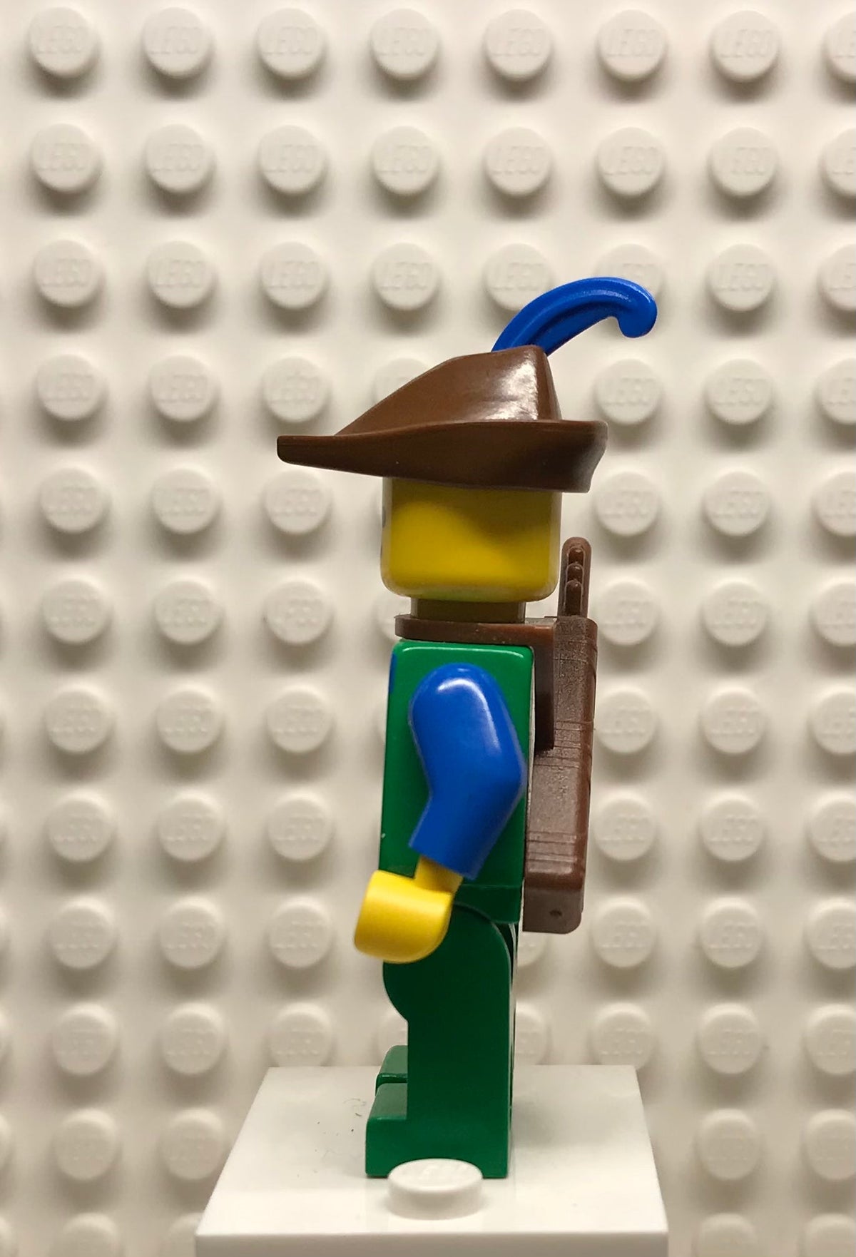 Forestman, Blue, Brown Hat, Blue Feather, Quiver, cas134a