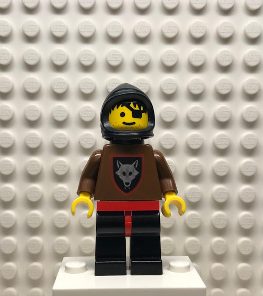 Wolfpack, Eye Patch, Brown Arms and Black Legs, Black Hood and Cape, cas251